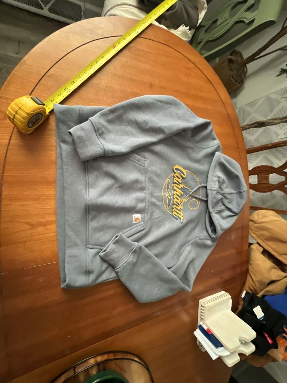 Carhartt Relaxed Fit Graphic Hoodie Youth Size L (12-14) Blue